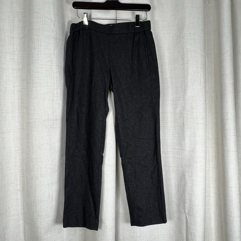 Aritzia Wilfred Wool Cashmere Blend Pants Charcoal Gray Pleats‎ 2 Office Career